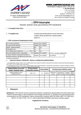 EPH bizonylat